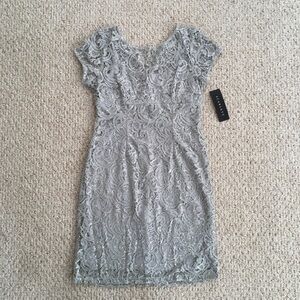 NWT Silver Sequin Formal Dress by Scarlett